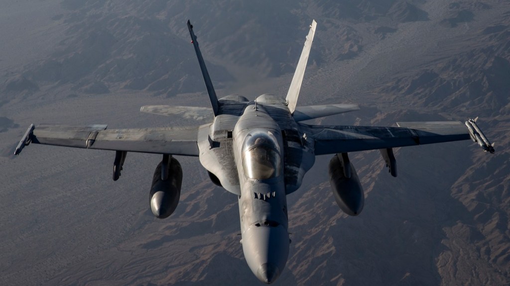 F/A-18 Hornet jet crashes near Marine air base in California