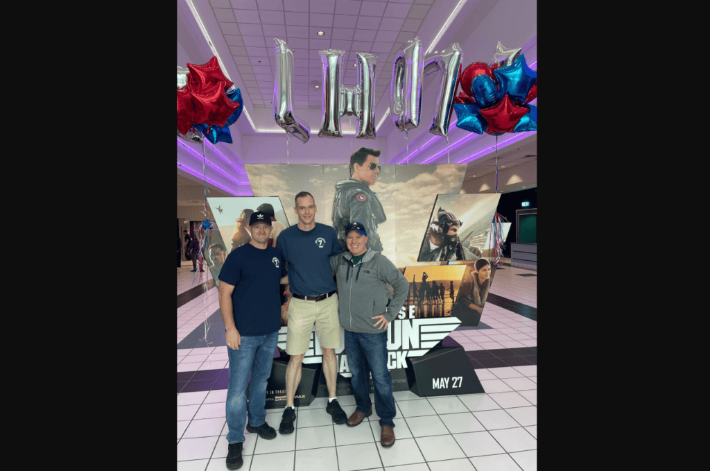 Iwo Jima CO took his 700-man crew for a ‘Top Gun: Maverick’ movie night, popcorn included