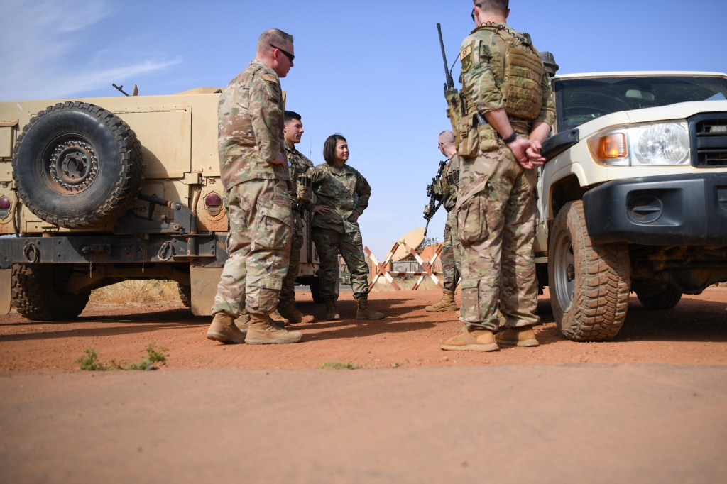 Chief Bass visited airmen in Niger amid ongoing violence in Africa’s Sahel