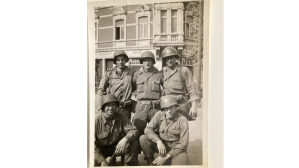 Two young soldiers and the fathers they became
