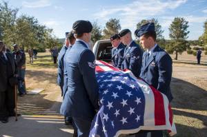 An Air Force vet died with no known family. Thousands of strangers came to his funeral in Texas to say goodbye.