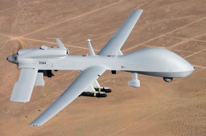 An Army aerial electronic attack platform prepares to fly