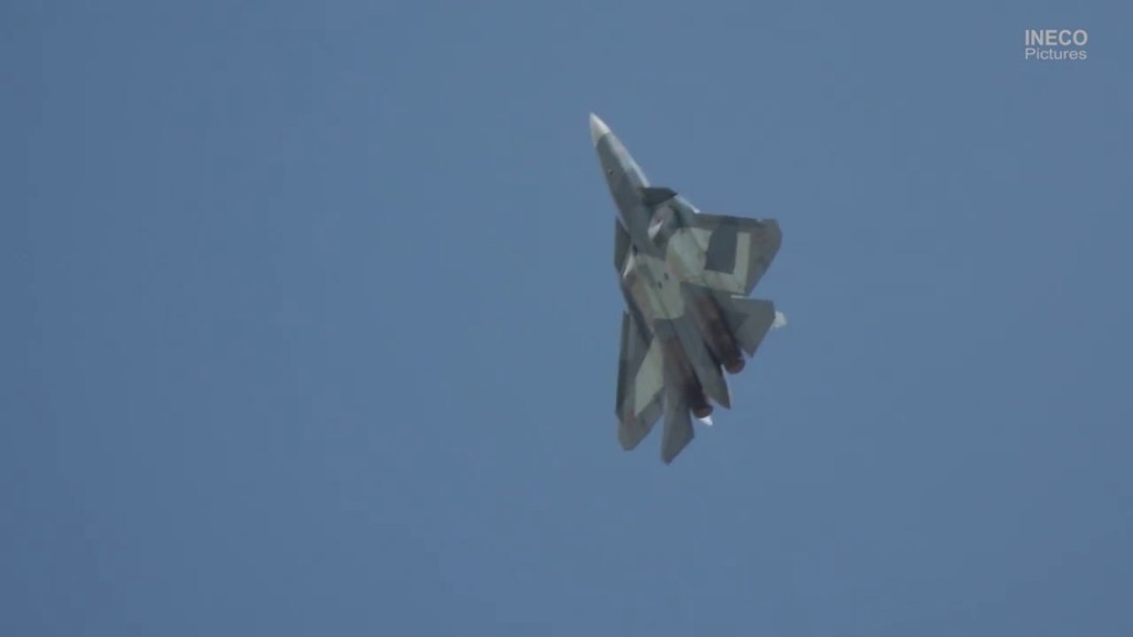 This video shows Russia’s 1st stealth fighter in action