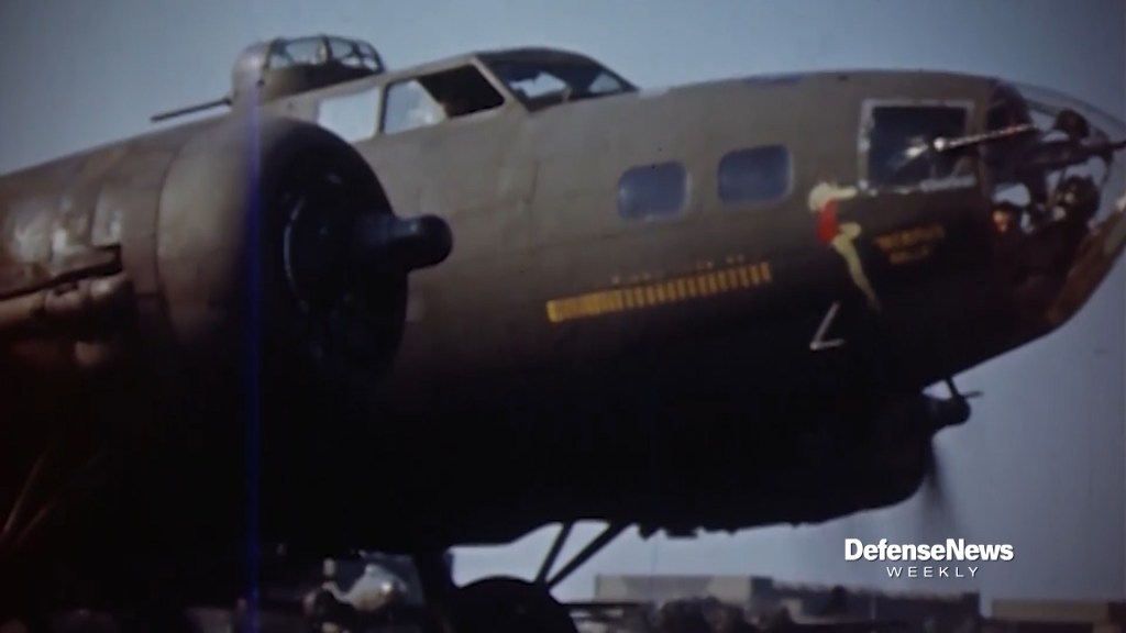 The unveiling of the Memphis Belle