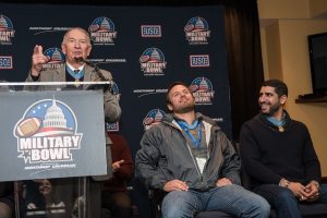 Honored guests: MoH recipients reflect on heroism, brotherhood at Military Bowl reception