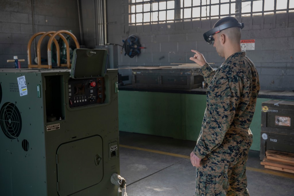 Marines test mixed reality ‘telemaintenance’ for battlefield repairs