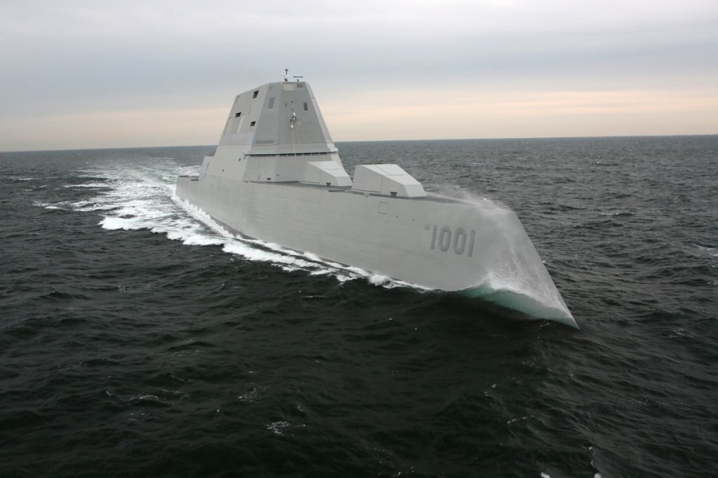 US Navy takes ownership of its second stealth destroyer