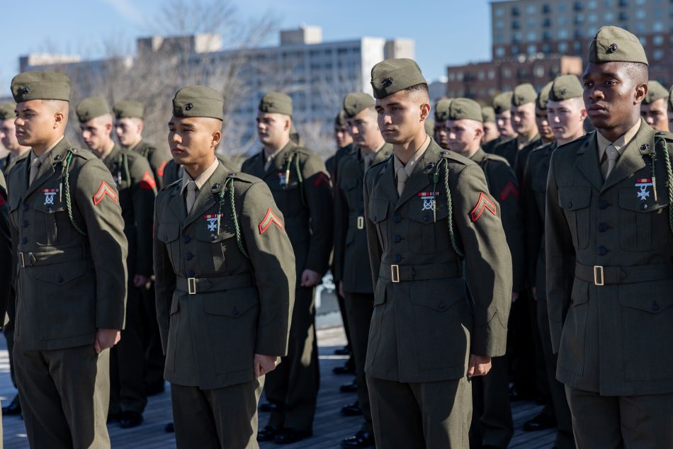 18 Marines become citizens in battleship ceremony in North Carolina
