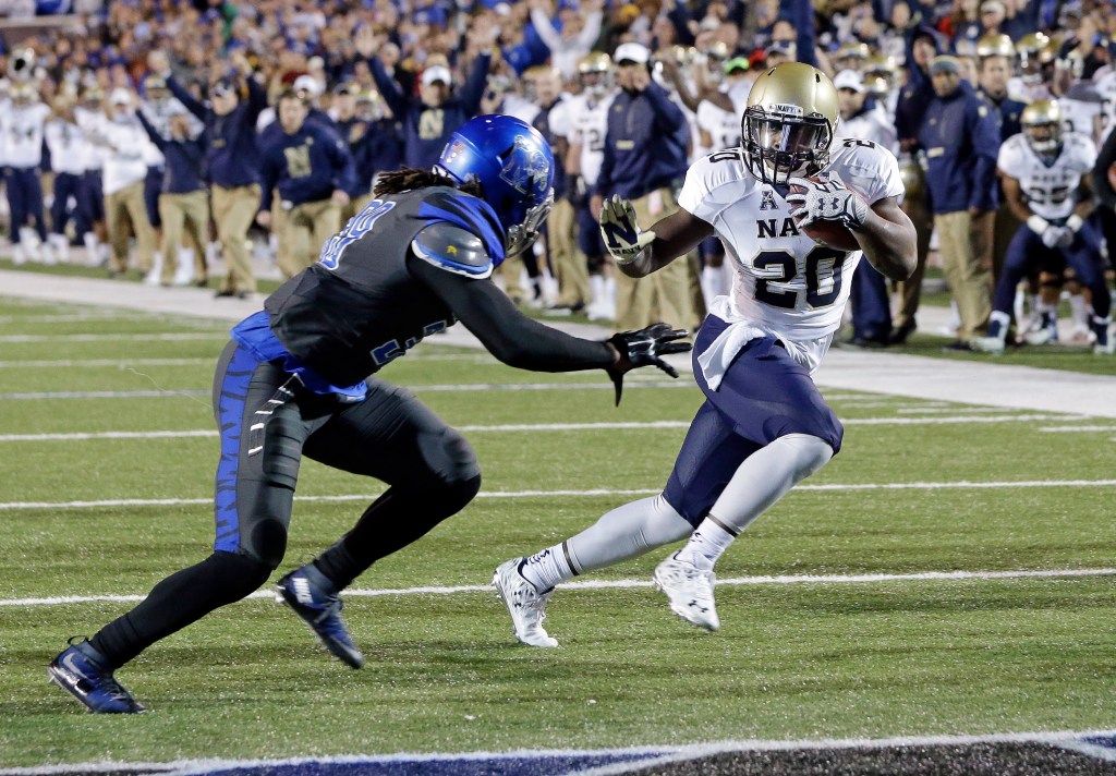 Navy hosts Memphis in duel for 1st in AAC West