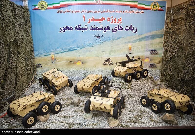 Beetle-like Iranian robots can roll under tanks