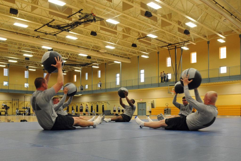 Medicine ball drill guarantees a crispy core
