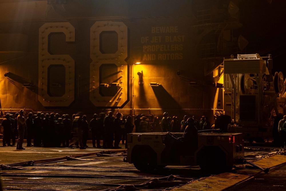 Jet fuel is still being found in USS Nimitz’s water