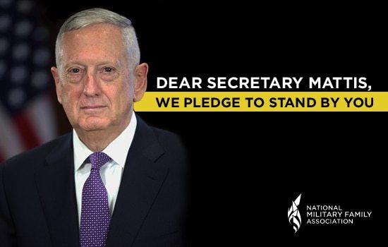 Advocacy group asks Mattis to back military families, fill key DoD jobs fast