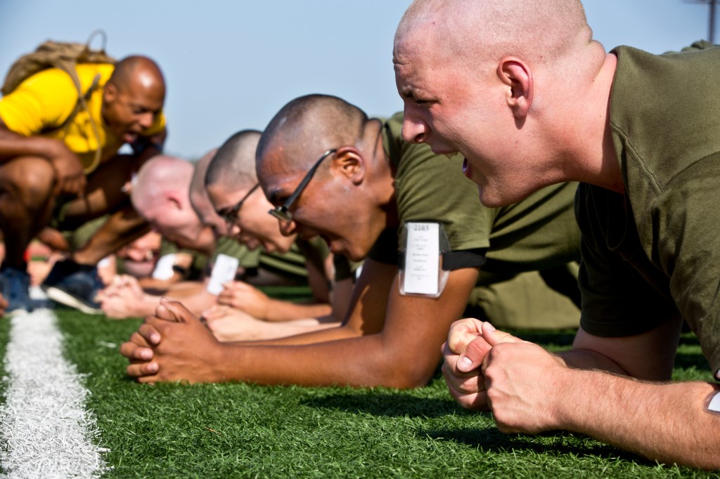 Did lower back injuries drive the commandant’s decision on planks?