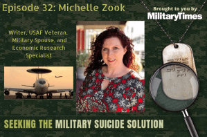Seeking the Military Suicide Solution Podcast, Episode 32: Michelle Zook — author, veteran and economic researcher