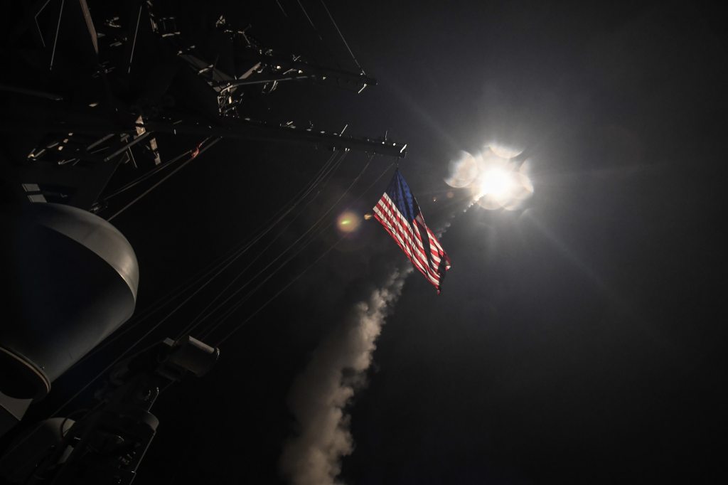 Before the missiles flew at Syria, a mad dash across the Mediterranean
