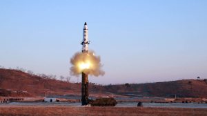 North Korea displays ballistic missile improvements with test launch