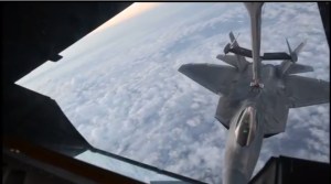 Pizza, cookies and Chick-fil-A: F-22 refueling banter will leave you hungry