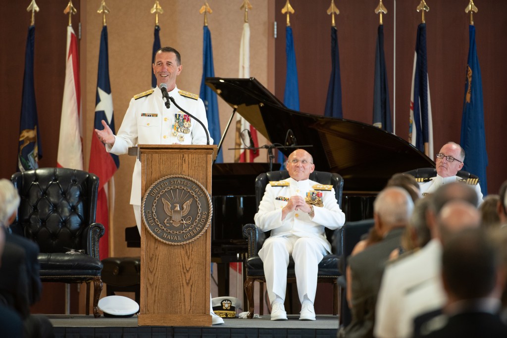 US Navy’s top officer sounds off on his way out the door