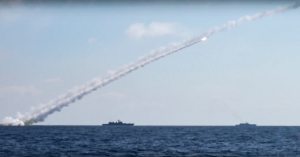 Russia fires missiles from Mediterranean at ISIS in Syria