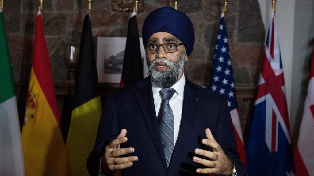 Canadian defense minister talks fighter competition and geopolitics