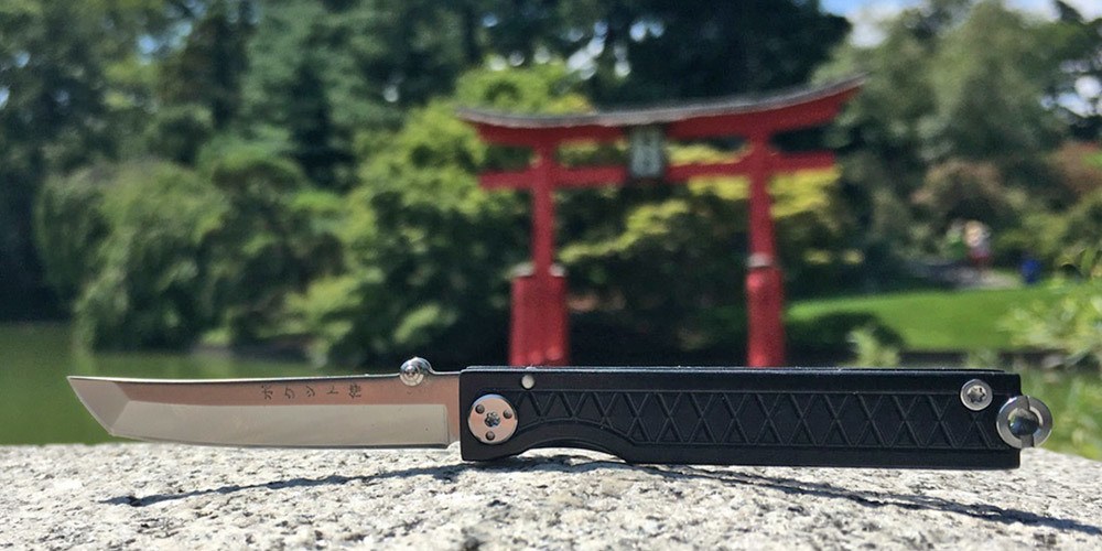 Harness the samurai spirit with this titanium pocket knife