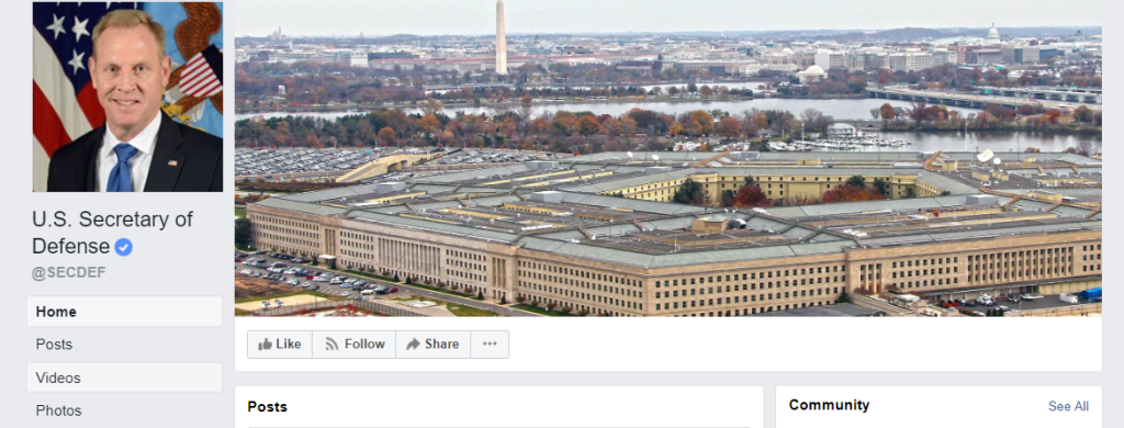 Here’s what happened when the Pentagon took Mattis’ photo off the official SecDef Facebook page