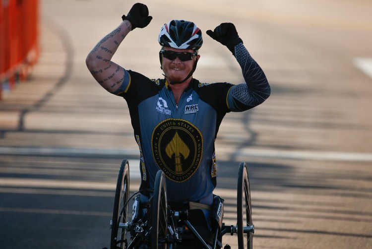 Warrior Games Day 2: Cycling at Fort Carson