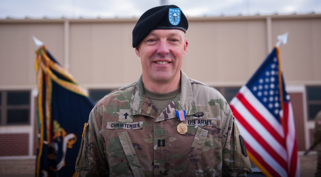 This Army chaplain stopped a machete-wielding soldier during a hostage situation