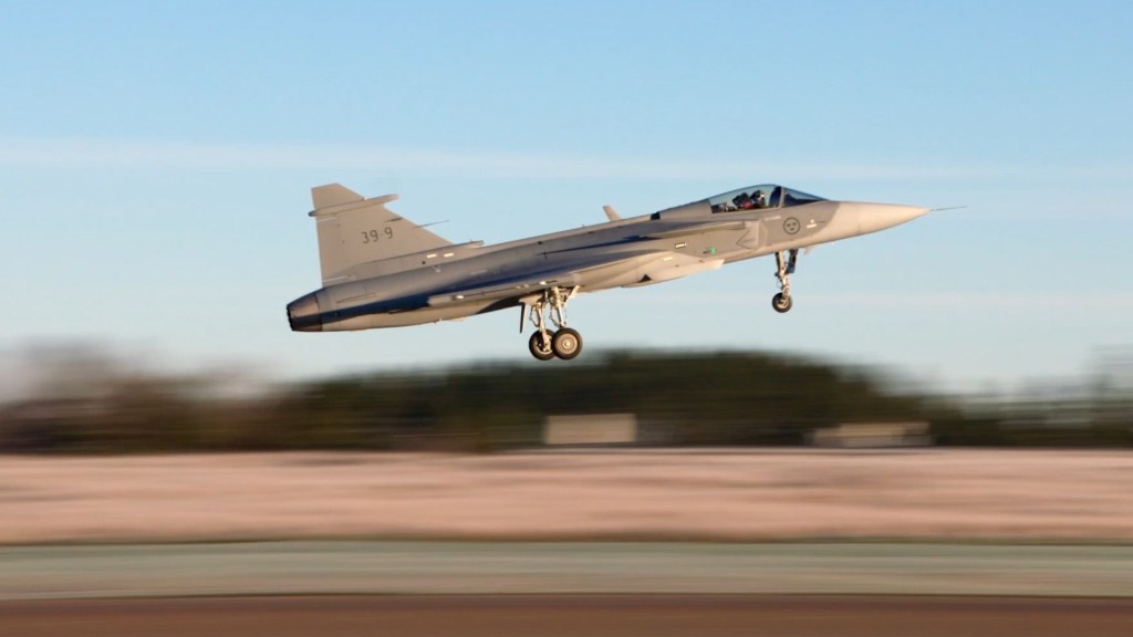 2nd Gripen E takes flight