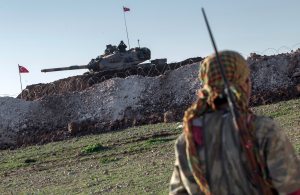 US forces patrol Syrian border amid clashes between Turkey and Kurdish militants