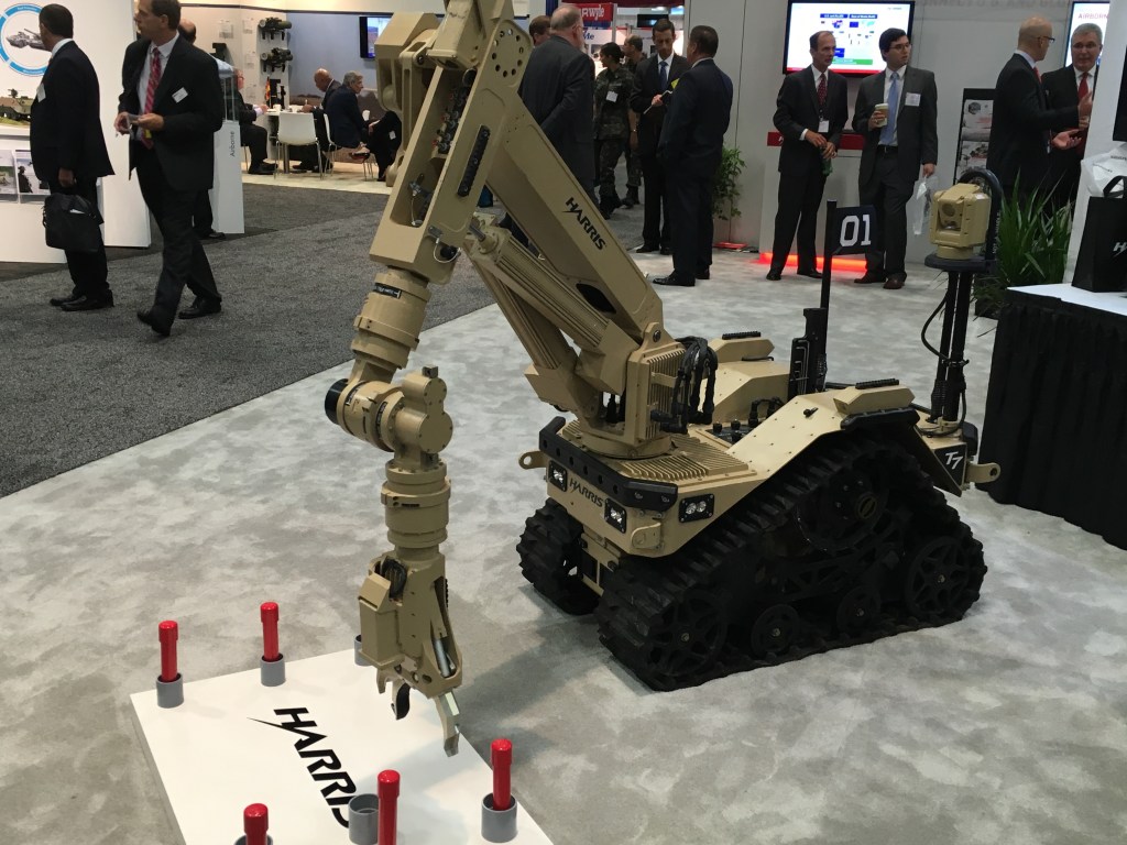 Harris unveils intuitive T7 explosive ordnance disposal robot