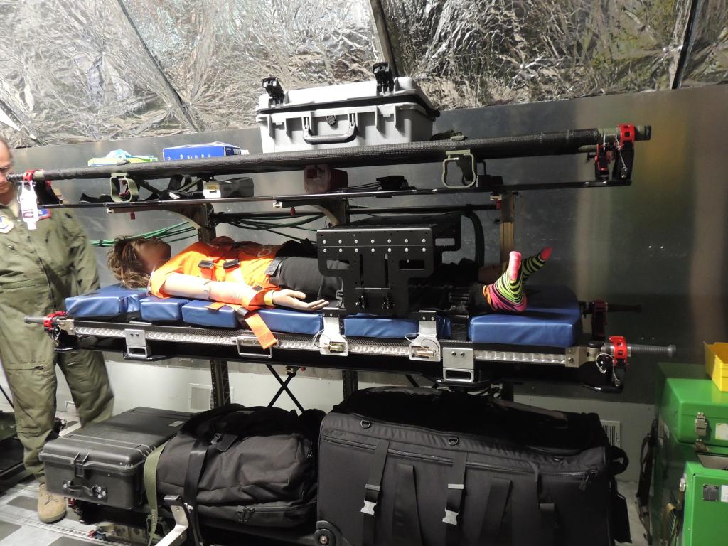 Air Force tests new stretcher to help TBI patients