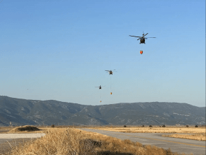 ‘A lot of stress’: Army aircrew recount Greece firefighting mission