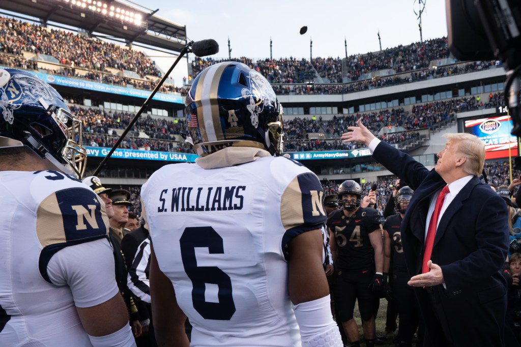 Trump OKs letting academy athletes play pro sports