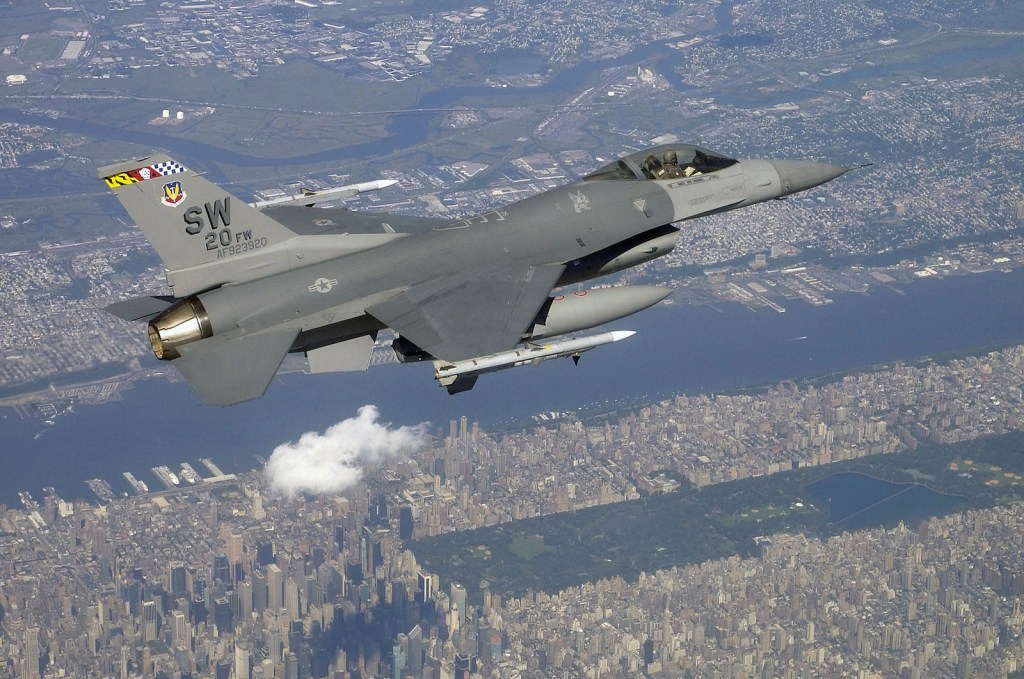 Air Force F-16 intercepts Army West Point plane that violated UN flight restrictions