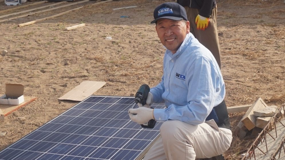 Navy engineers volunteer in West Africa