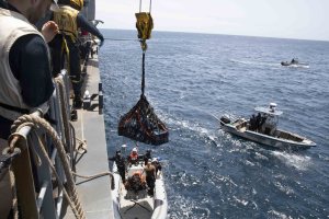 Navy crew behind massive cocaine bust awarded Coast Guard ribbon