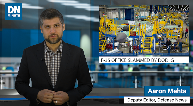 F-35 Office Slammed by DoD IG| Defense News Minute March 18, 2019