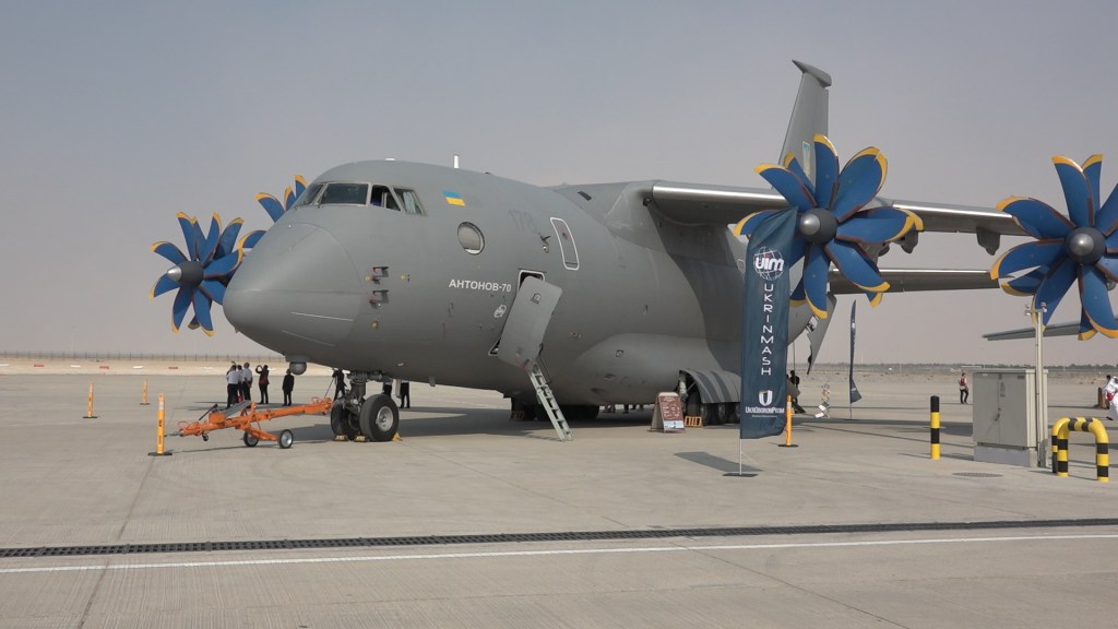 Go inside the cockpit of the Antonov An-70 STOL airlifter
