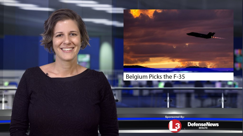 Belgium Picks the F-35 | Defense News Minute, Oct. 25, 2018