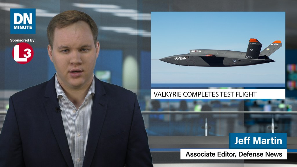 Valkyrie completes test flight | Defense News Minute March 7, 2019