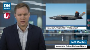 Valkyrie completes test flight | Defense News Minute March 7, 2019