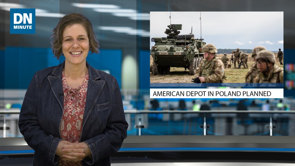 American depot in Poland planned | Defense News Minute March 29, 2019