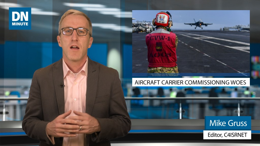 DoD aircraft carrier decommissioning woes| Defense News Minute March 25, 2019