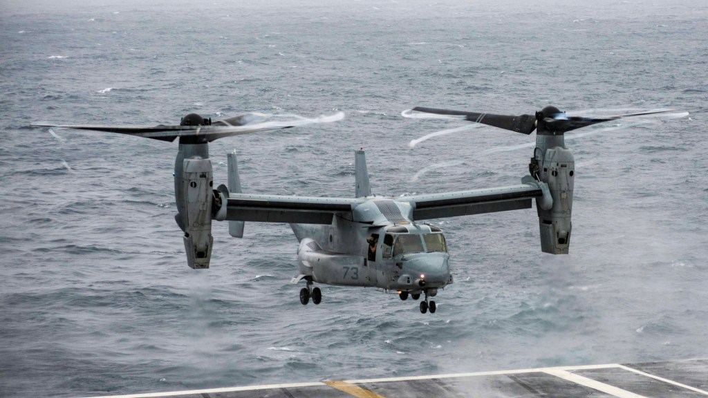 V-22 Osprey to take over carrier deliveries