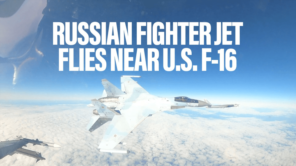 Russian jet nears F-16