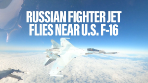 Russian jet nears F-16