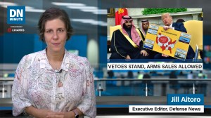 Senate allows arms sales by not blocking vetoes | Defense News Minute, July 30, 2019
