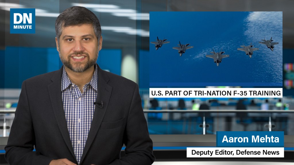 First joint F-35 training exercise between US, UK and Israel | Defense News Minute, July 1, 2019